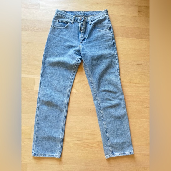 Wrangler Denim - Wrangler Premium Quality Jeans 29x30 Straight Leg Light Wash Denim Classic Fit